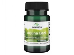 Swanson Full Spectrum Arjuna Bark (10:1) Extract, 40 mg 60 capsule